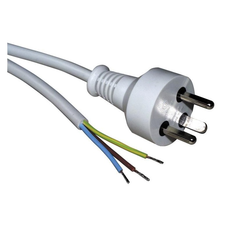 Roline Power Cable White 2 M Roline Power Cable White 2 M